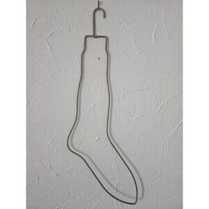 Vintage Metal Stocking Sock Form Size 11  12 24" L